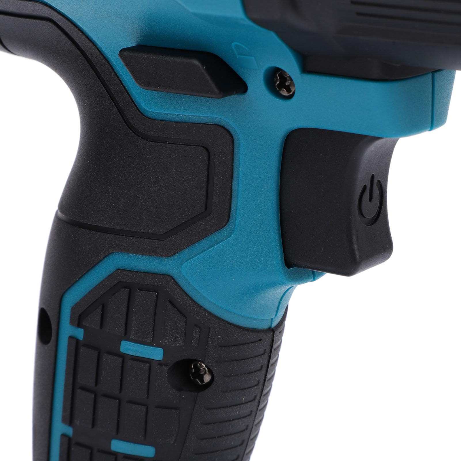 Pistola de Calor Inalámbrica, Pistola de Aire Caliente Portátil con Batería Recargable con Pantalla LCD de Luz Azul y Bloqueo de Temperatura, para Eliminación de Pintura (Enchufe europeo)