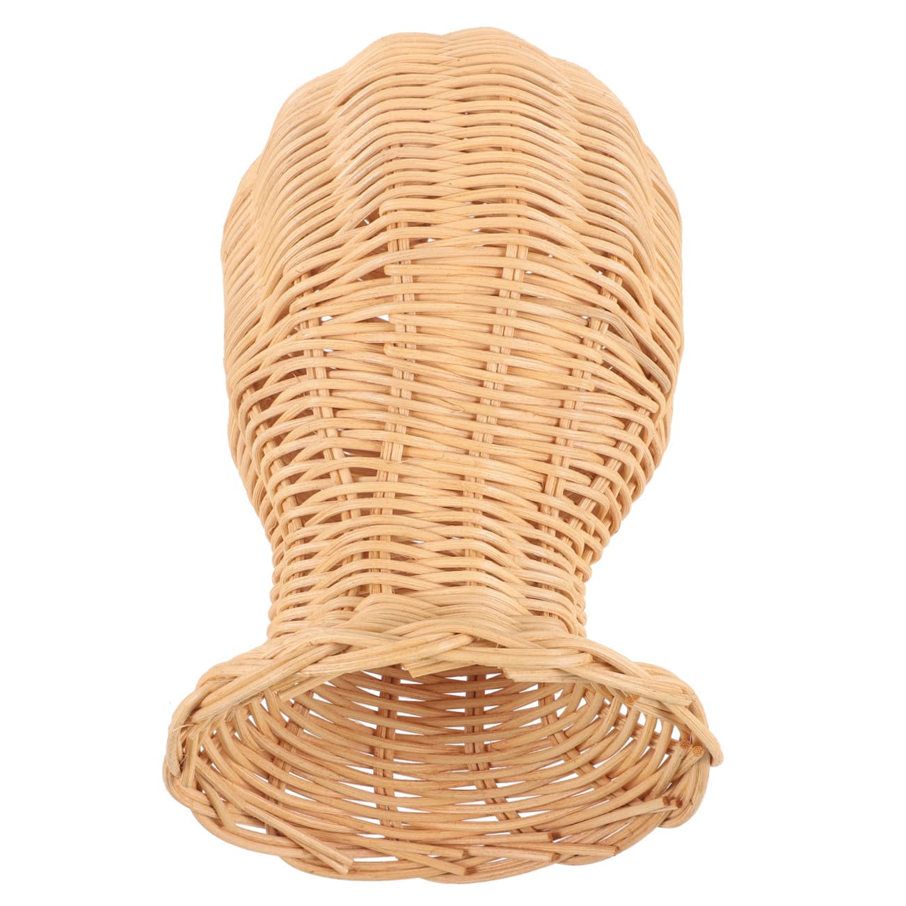 PRETYZOOM Soporte Protege Maniquí Ratán de Sombrero de Sombreros para en Forma Herramienta Beige, Expositor de Exhibición la Forma del para Gorras y Pelucas para Tiendas y Supermercados