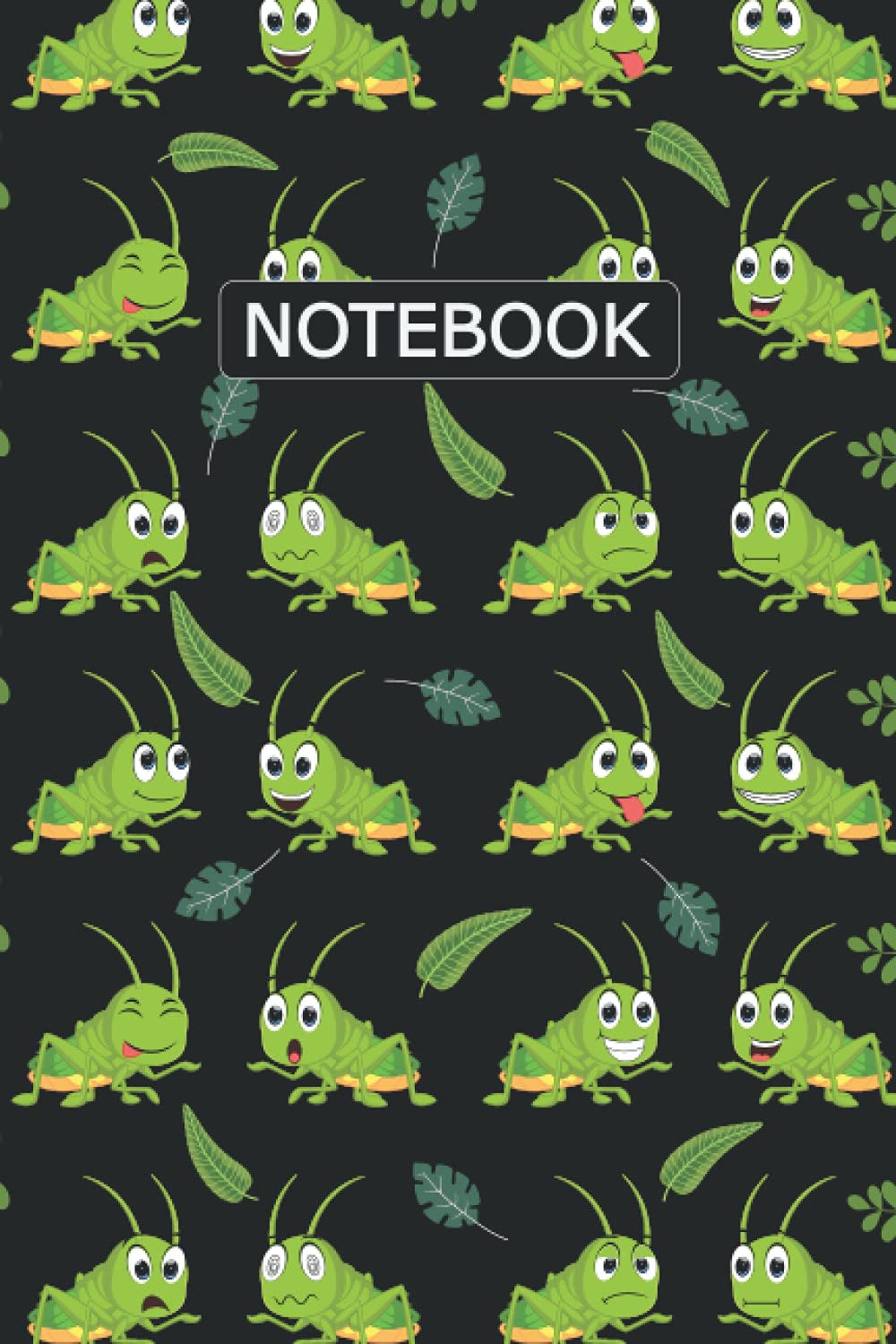 Grasshopper Notebook: Grasshopper Notebook Journal Gifts Grasshopper Blank Lined Notebook Planner