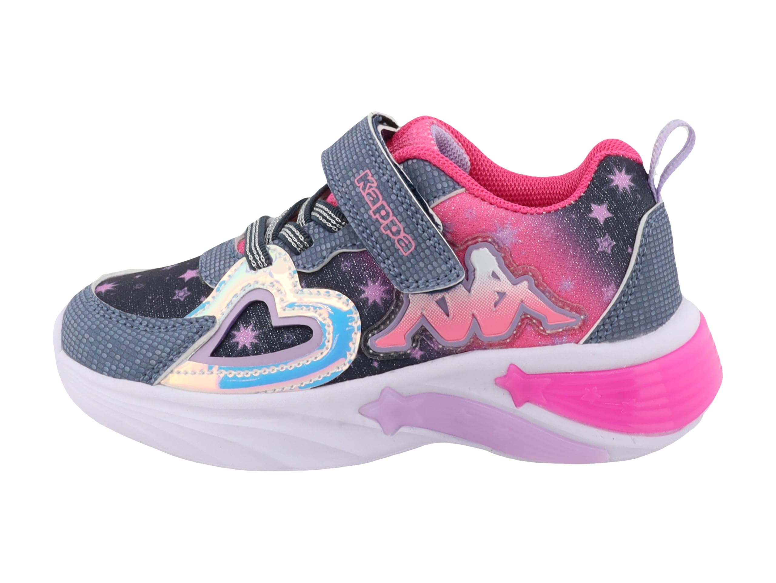 Supremo - Kappa Girl's 95k0713001 Sneaker, Navy Jeans Pink, 9 UK