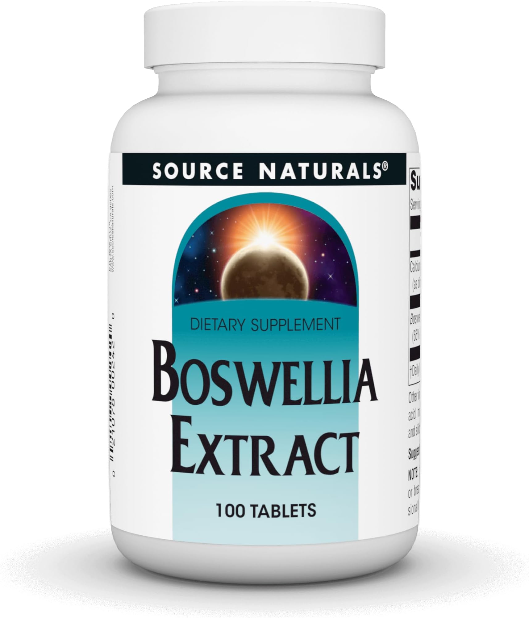 Source Naturals Boswellia Extract 243 mg Dietary Supplement* - 100 Tablets