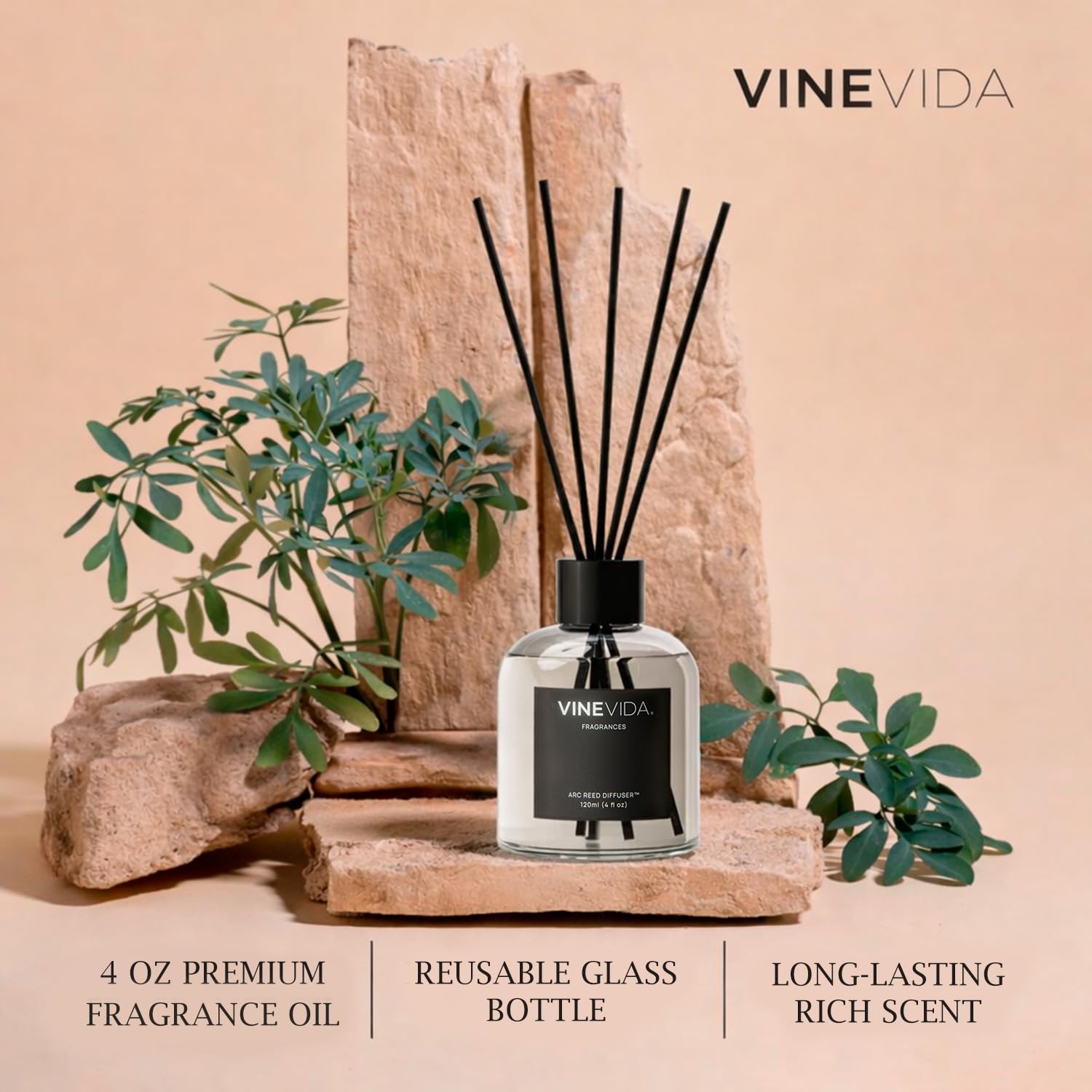 VINEVIDA Schilfrohr-Diffusor Volcano