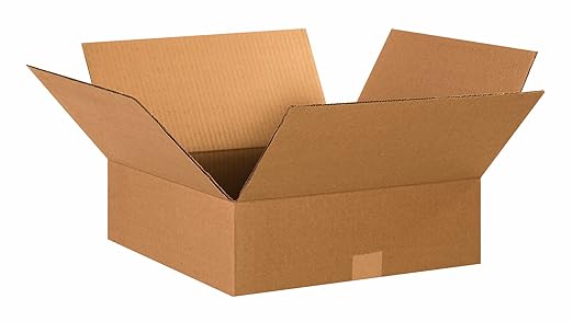 Aviditi 15155 Flat Corrugated Box, 15