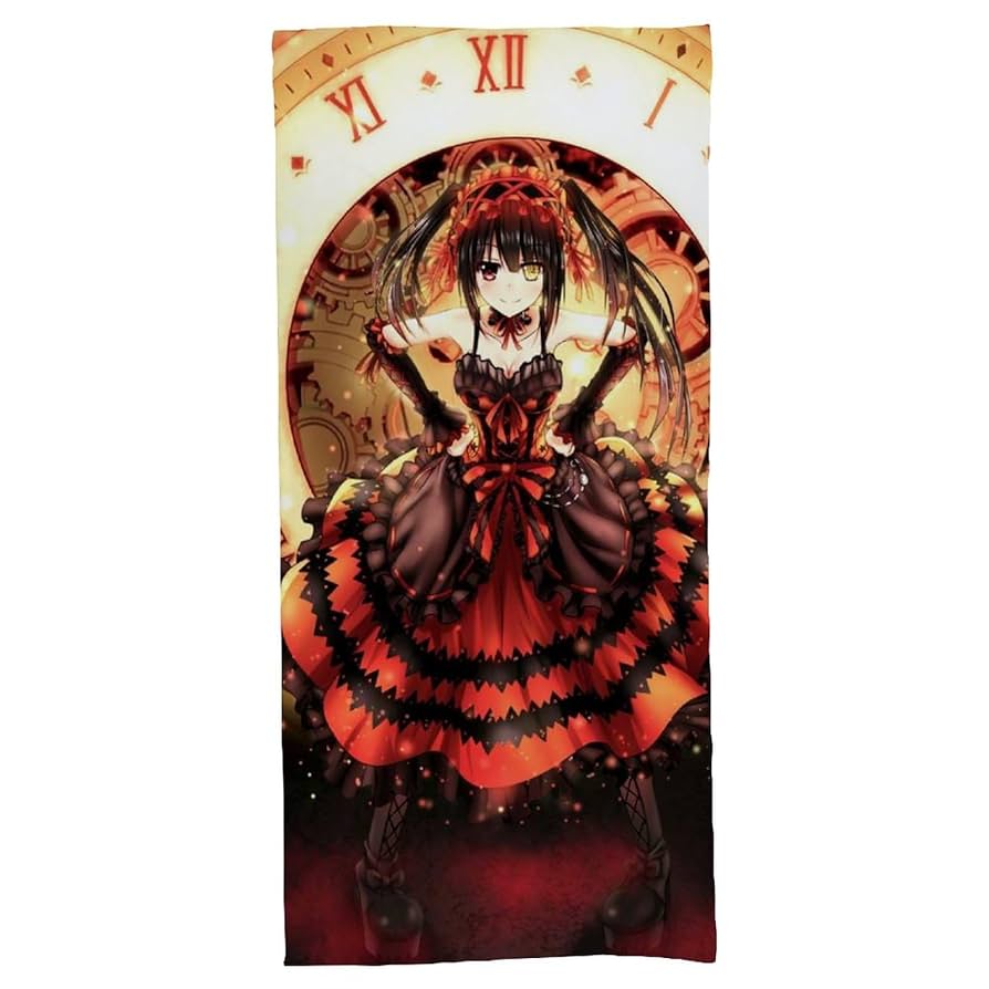 デート・ア・ライブ 時崎狂三 等身大布ポスター フェイスタオル デート・ア・ライブ 時崎狂三 等身大布ポスター フェイスタオル