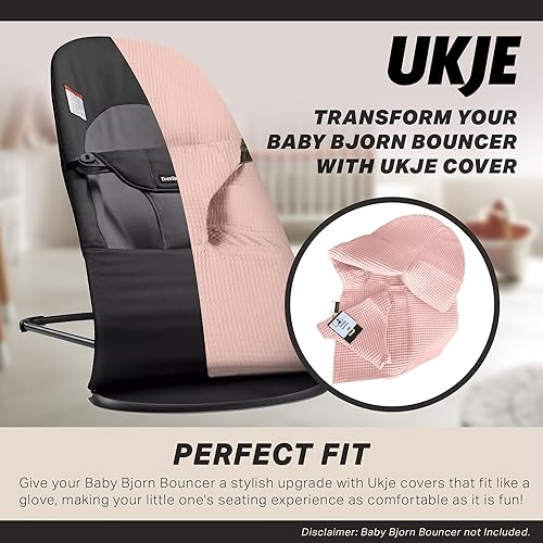 Miniatura 4 de Ukje Funda compatible con Babybjörn Bouncer Balance Soft y Baby Bjorn Bouncer Bliss - Diseñado y hecho a mano en Europa - Baby Bjorn Bouncer Cover -