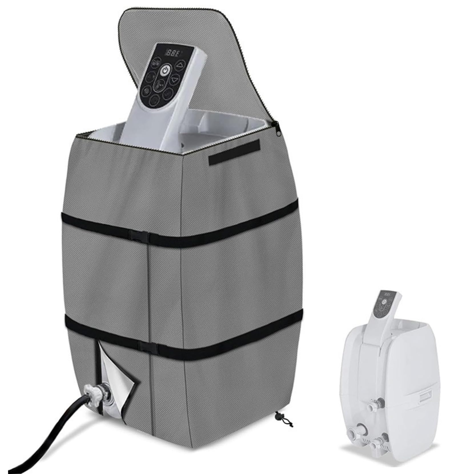 Housse de pompe pour hot tub étanche avec auvent ajustable