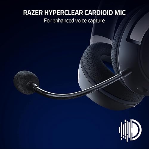 Miniatura 4 de Razer Kaira HyperSpeed Wireless Gaming Headset for PlayStation 5 / PS5, PS4, PC, Mobile: 50mm Drivers - HyperClear Cardioid Mic - Memory Foam