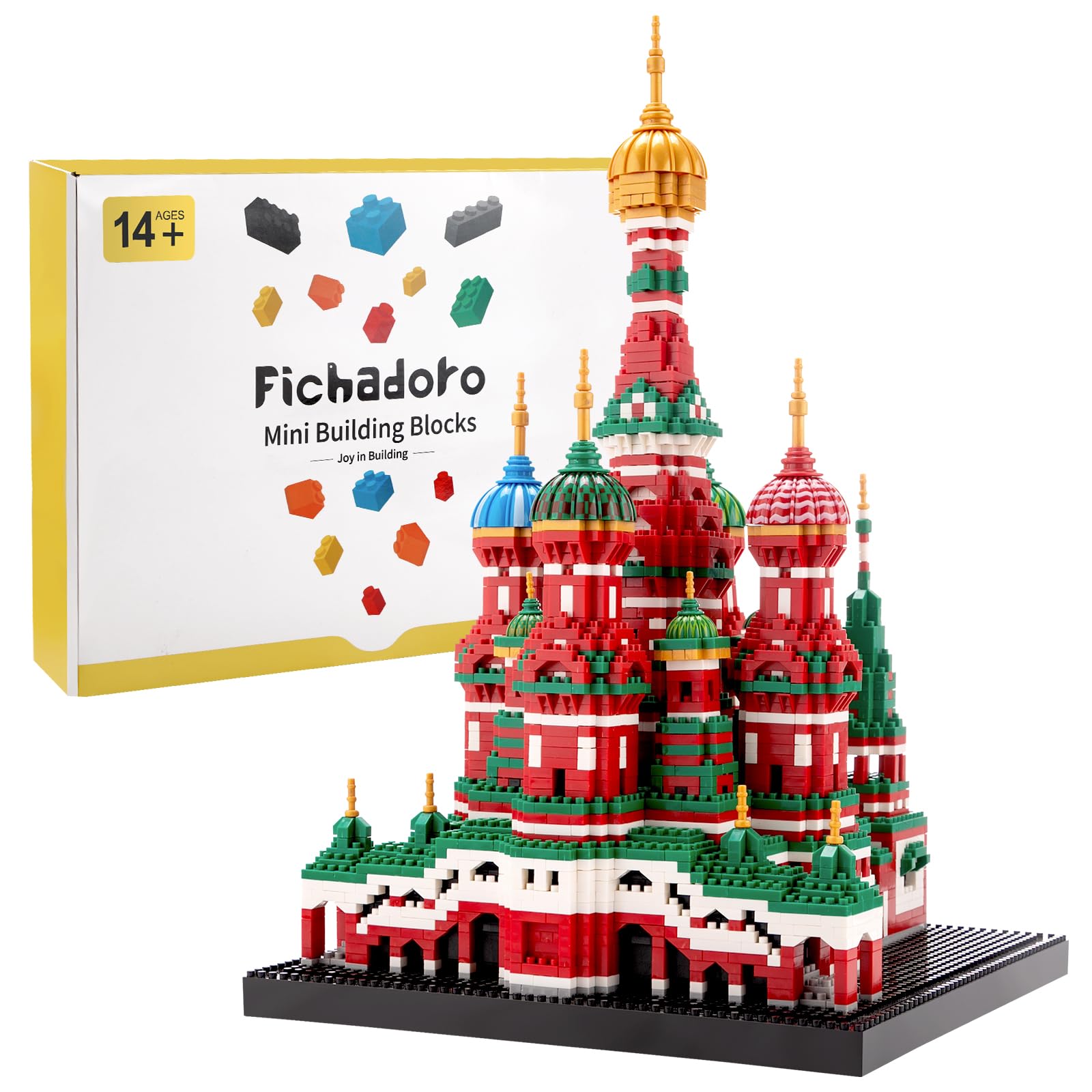 Fichadoro Building Block Set - Micro Mini Blocks Saint Basil's