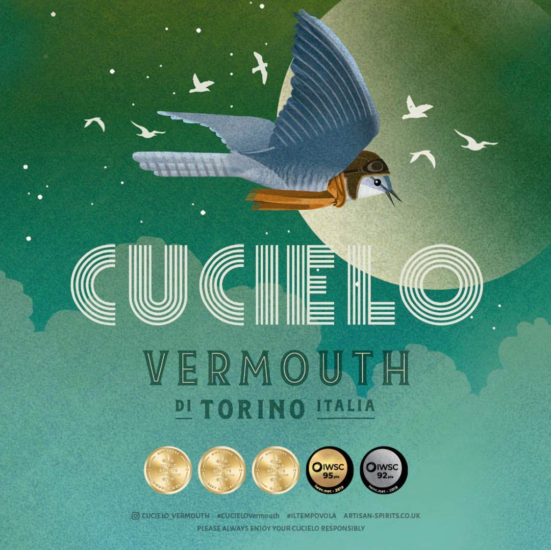 Cucielo Vermouth Bianco - Vermouth di Torino Italia (1 x 0,75l) (Packung mit 2)