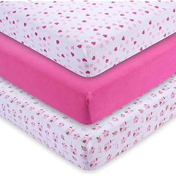 baby girl cot sheets