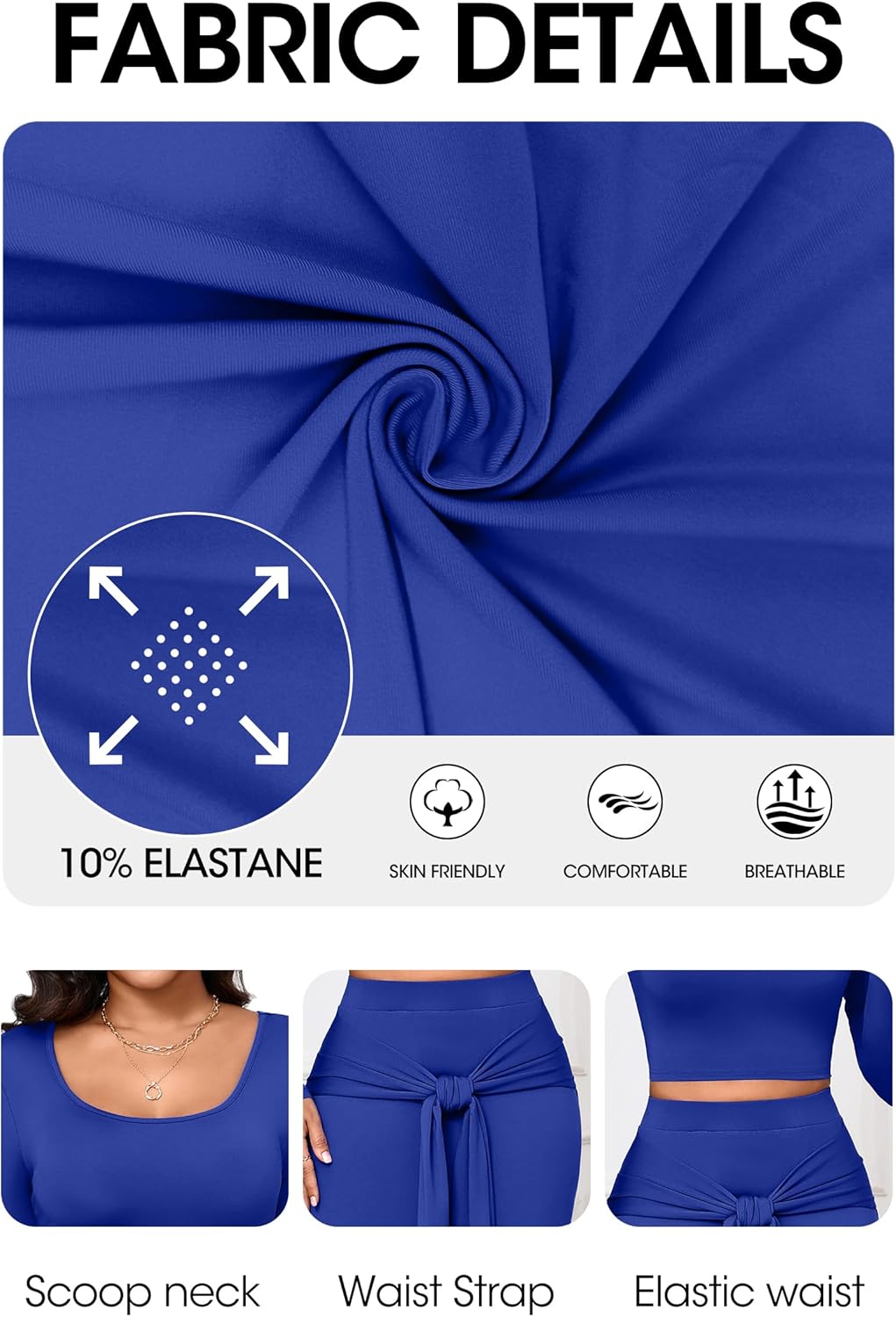 FANDEE Skirt Sets Women 2 Piece Outfits Plus Size Midi Dresses For Curvy Women, Long Sleeves Top & Bodycon Skirts Casual Fall - Image 8