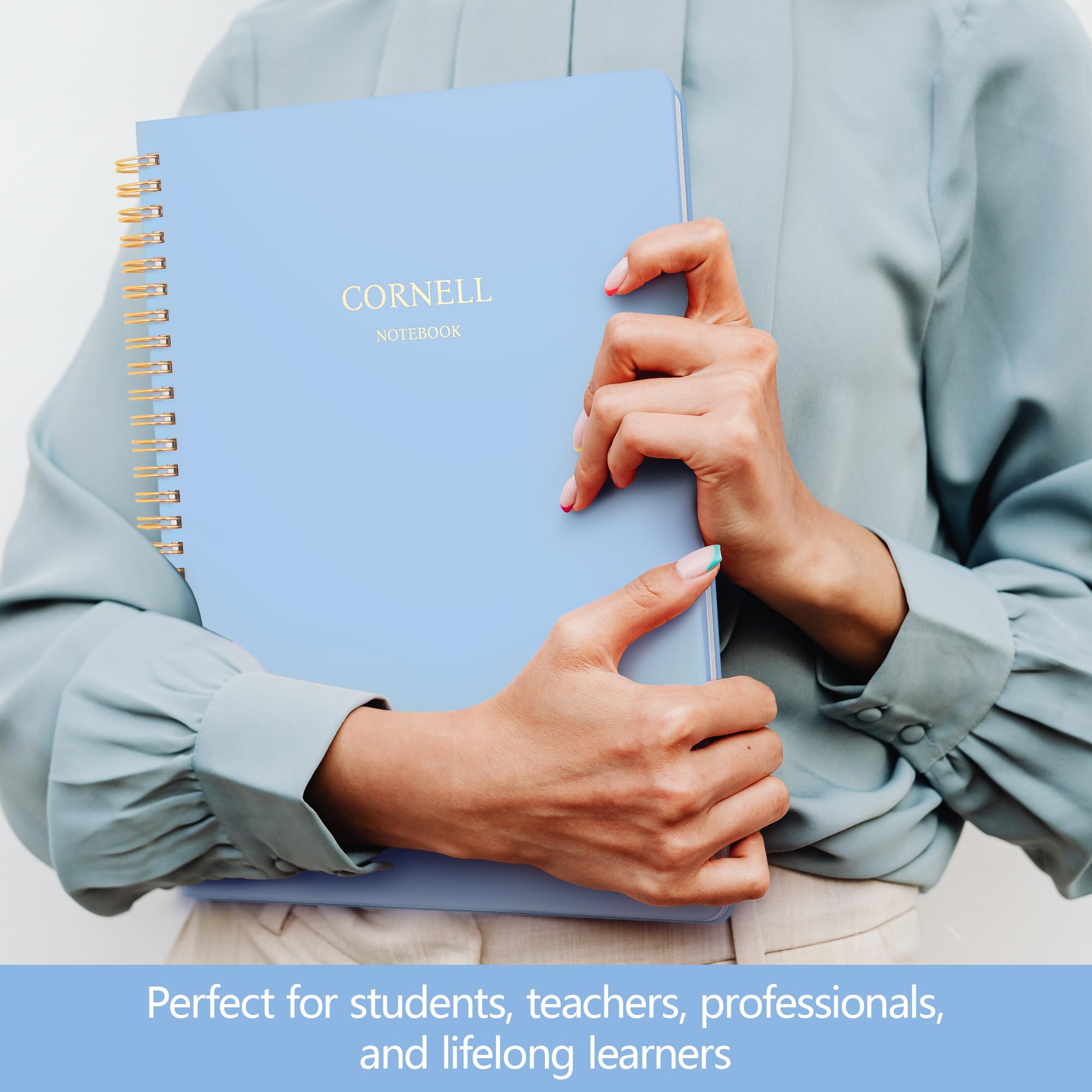 Notatnik Cornell Notes w twardej oprawie do robienia notatek