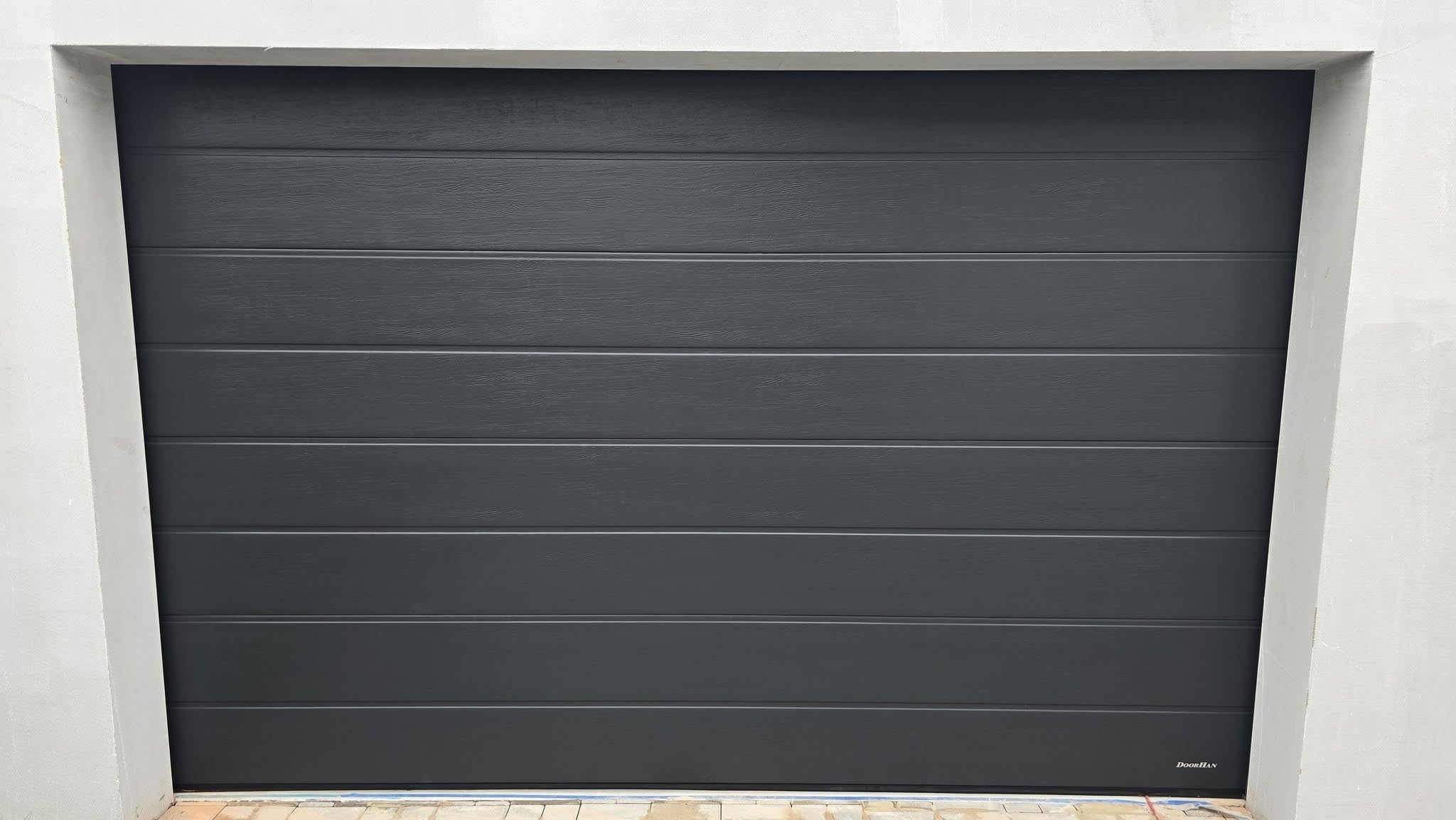 DoorHan Sektional Garagentor 2750 x 2280 RAL 7016 Anthrazitgrau Selbstmontage