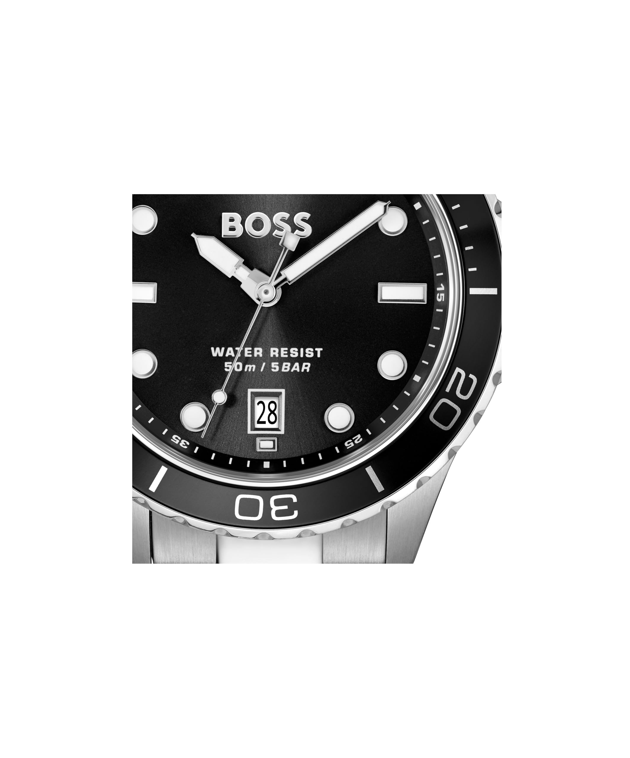 BOSS Montre à Mouvement à Quartz Trois Aiguilles pour Homme Collection TROPER Sport - Disponible avec Bracelet en Acier Inoxydable ou Silicone