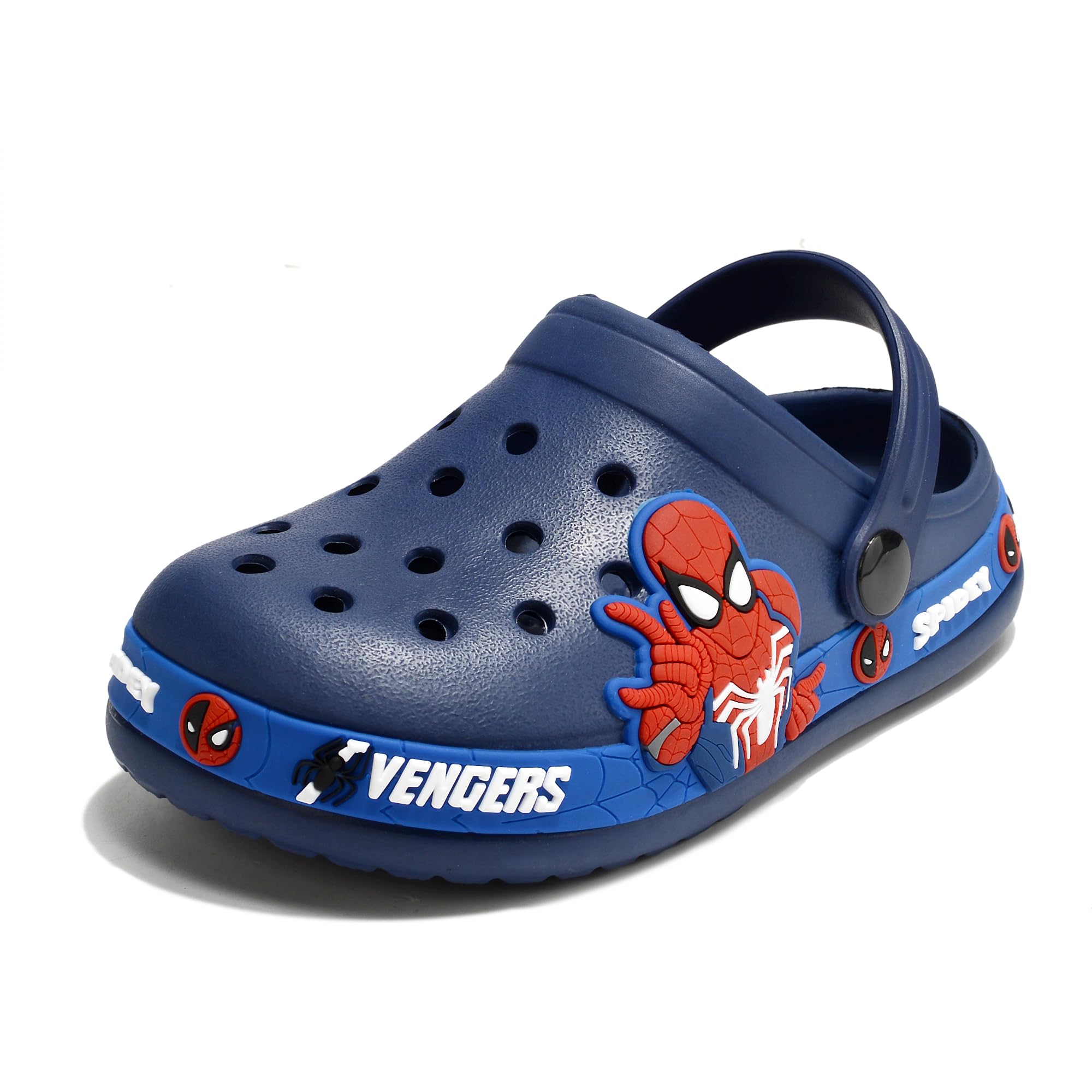 Boy Classic Cartoon Character Clogs Toddler Sandals Boys' Cartoon Beach Garden Non-Slip EVA Soft Breathable Footwear Comfortable Lightweight Sandals One Foot Stirrup Shoes