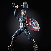 Vista 3 de Marvel Legends Captain America Worthy Avengers Endgame Walmart Exclusive