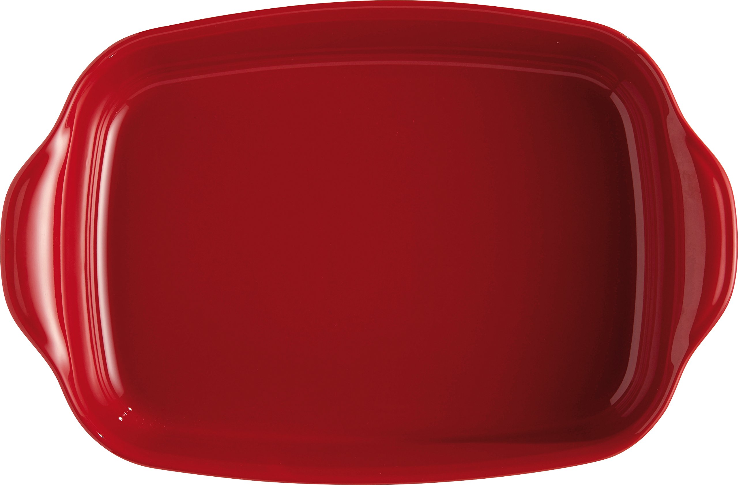 Emile Henry, Piatto da Forno Rettangolare in Ceramica, Ceramica, Grand Cru, 42 x 27 x 9 cm
