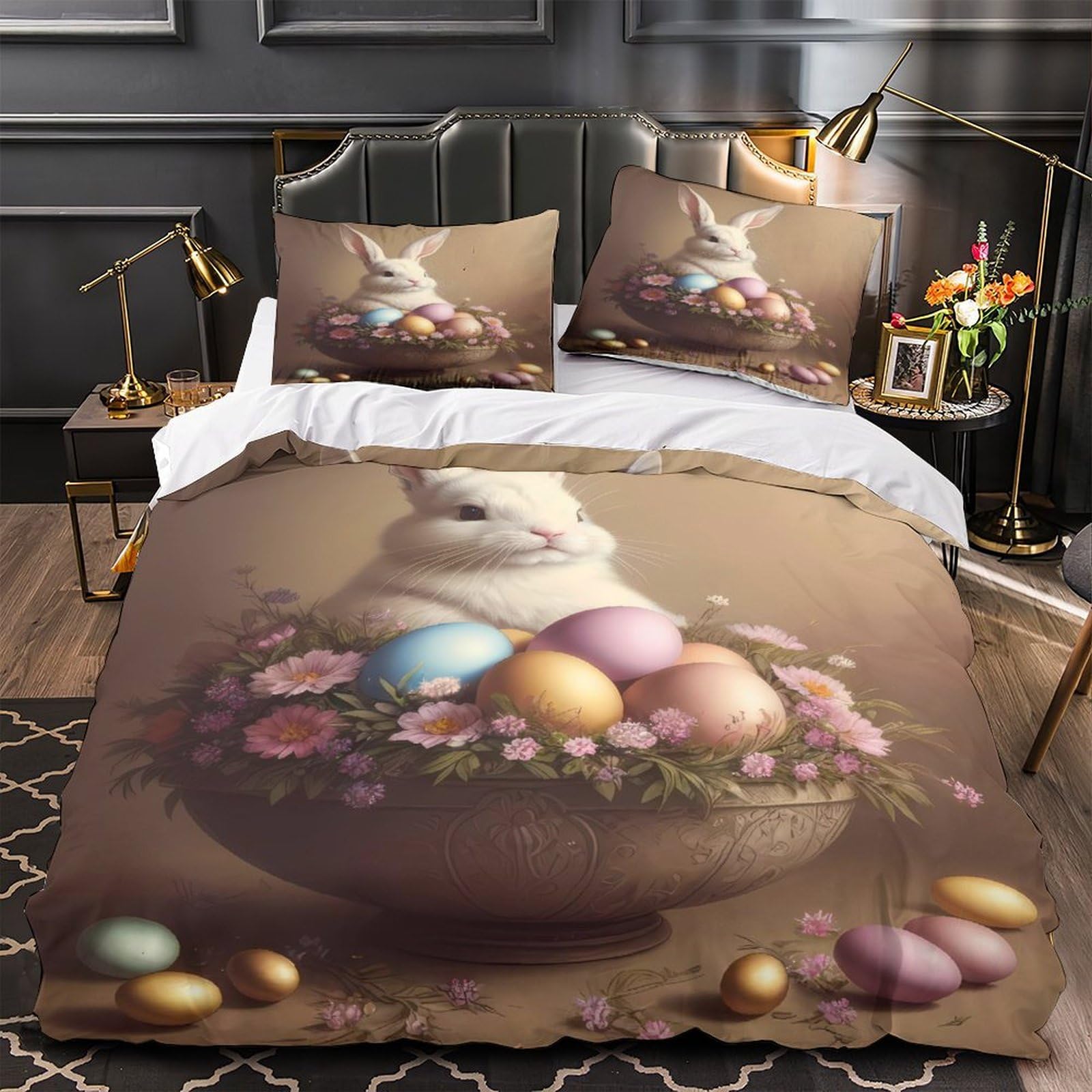 Parure de lit espace 200x200cm avec housse de couette 3D galaxie en microfibre pour ado