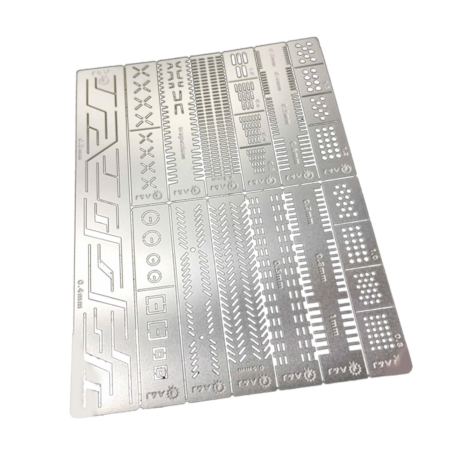 Tsophreniq Multifunction 12 In 1 Carving Ruler With Scribes Line Stencil For Model Enthusiasts Model Builders Hobbyists Carving Ruler Set