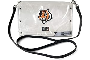 Bengals Clear Bag Stadium Approved. Stylish, Transparent Tote Designed for Gameday Convenience