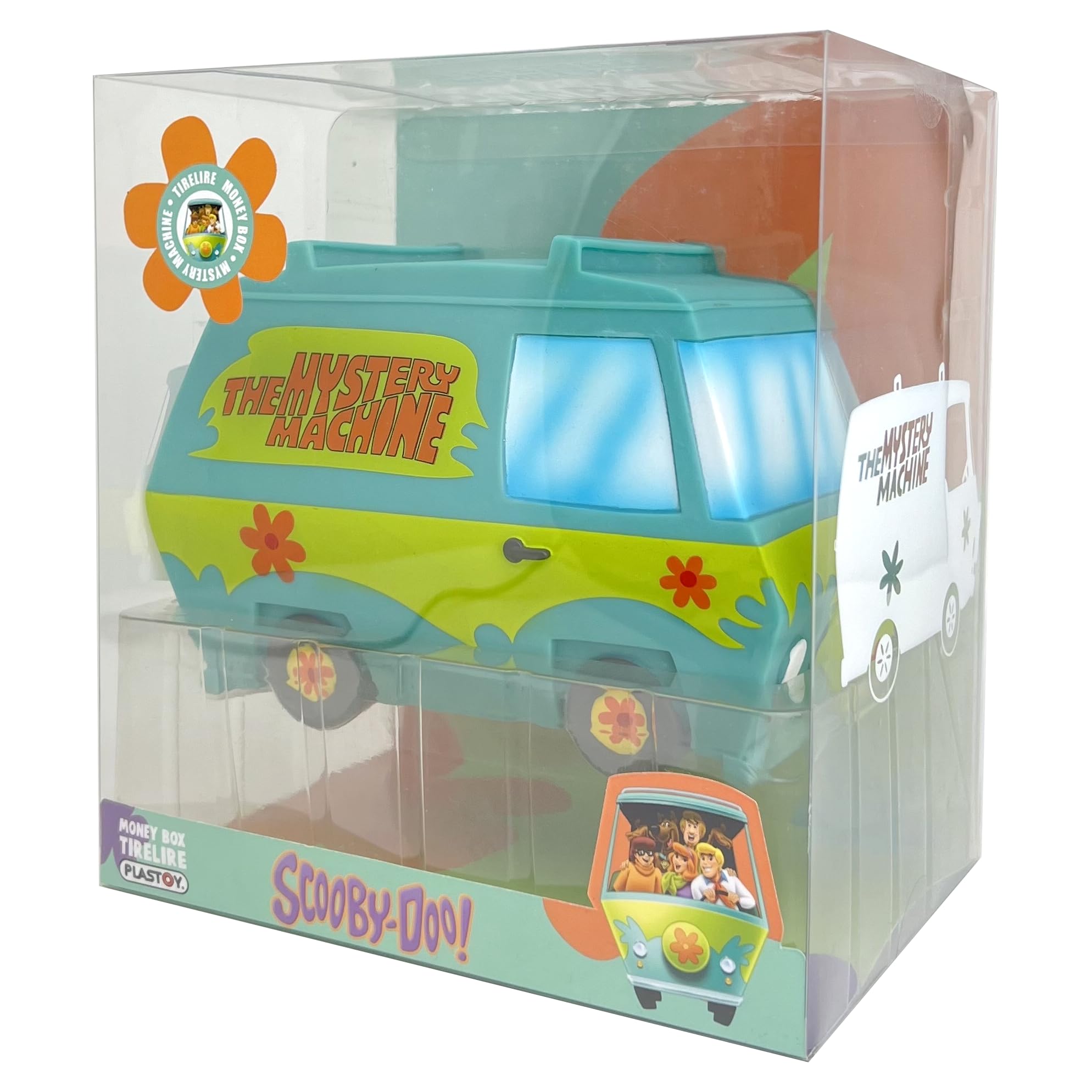 Amazon.com : PLASTOY Scooby-Doo Mystery Machine PVC Money Box 18 cm : Toys  & Games