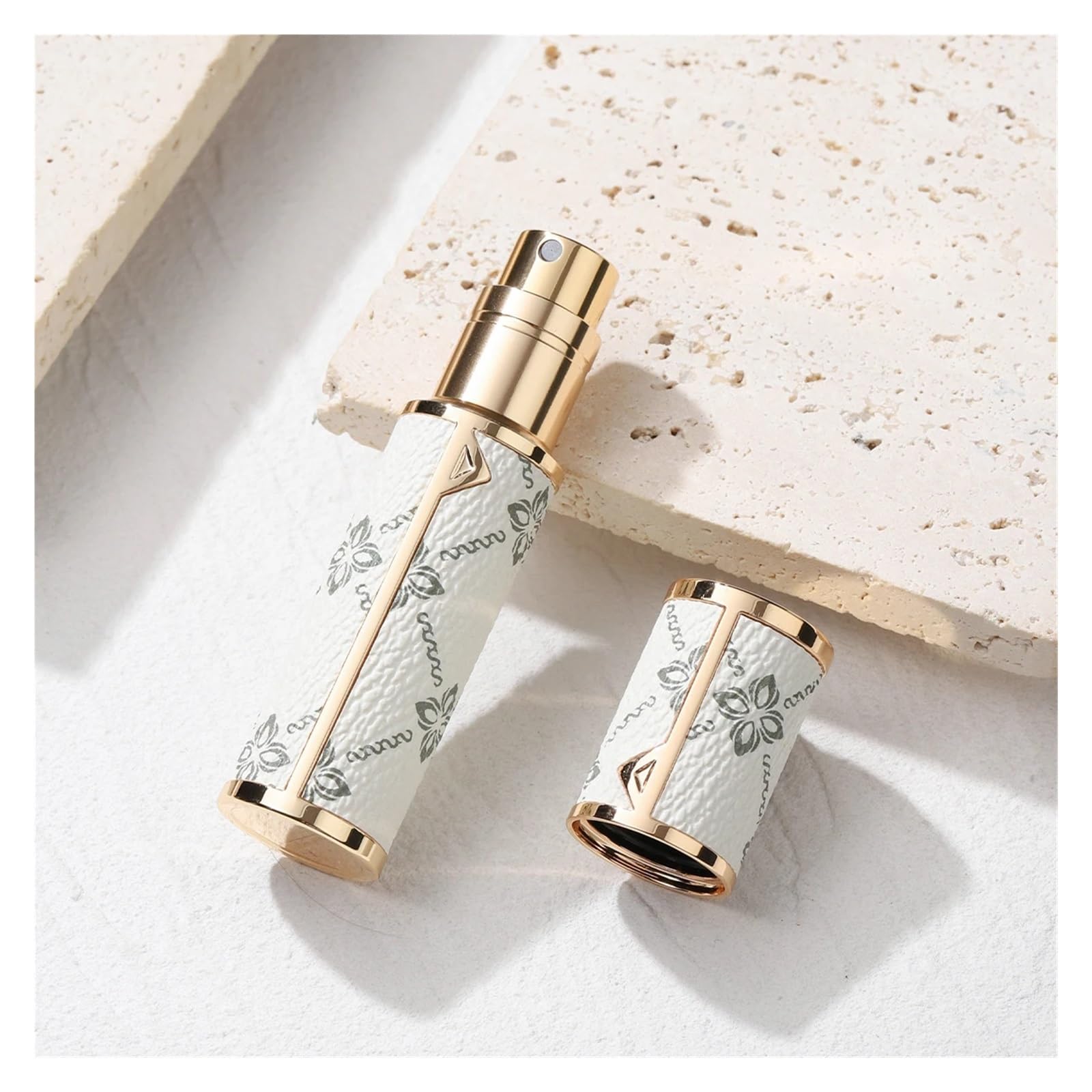 Flacone di profumo in pelle Mini flacone atomizzatore for profumo in pelle PU da 5 ml