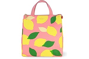 Kate Spade New York Lemon Toss Insulated Lunch Bag for Ladies