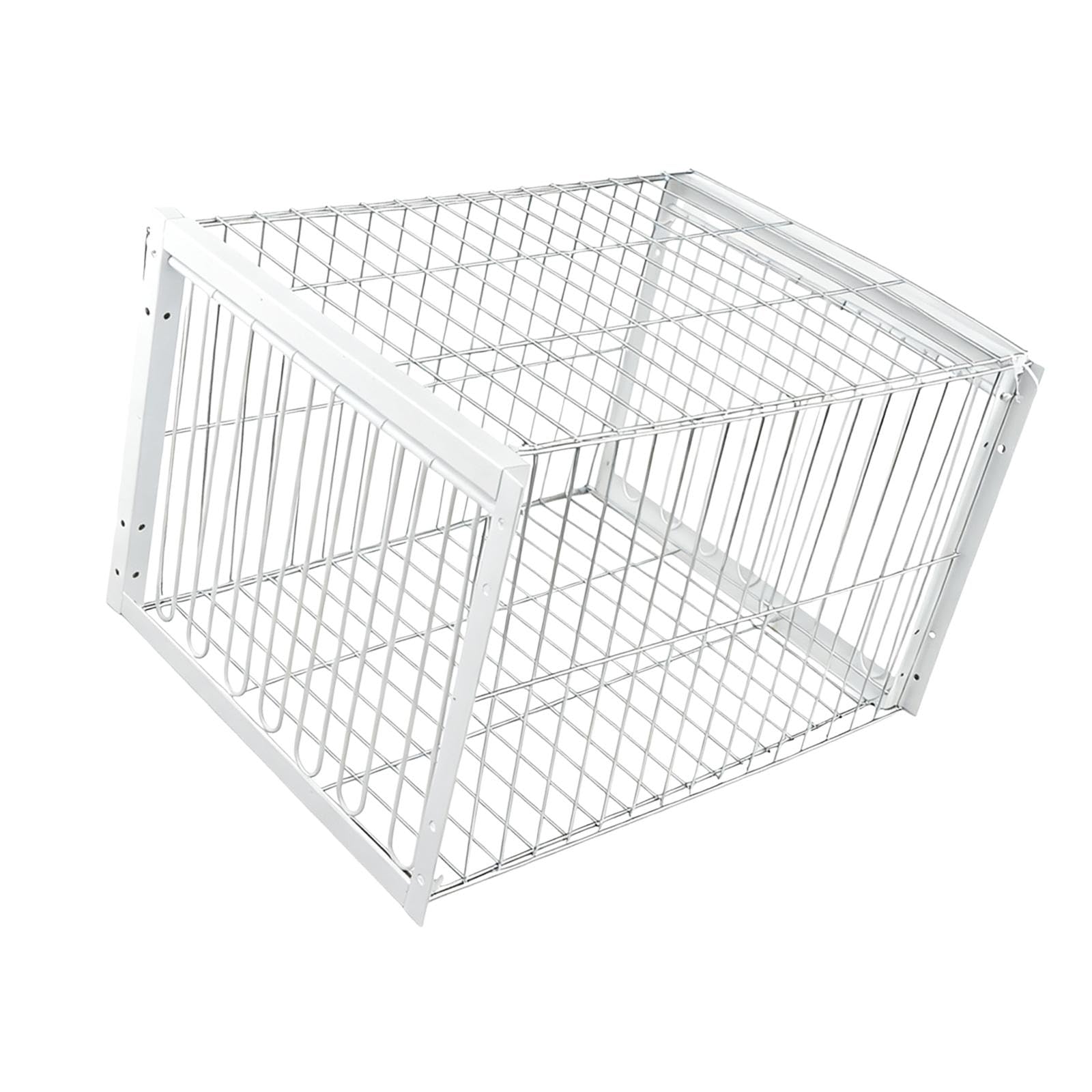 Auto Bird Trap Cage Ornament Metal Heavy Duty for Gardens Warehouses Pigeons 2 Entrance-image-42