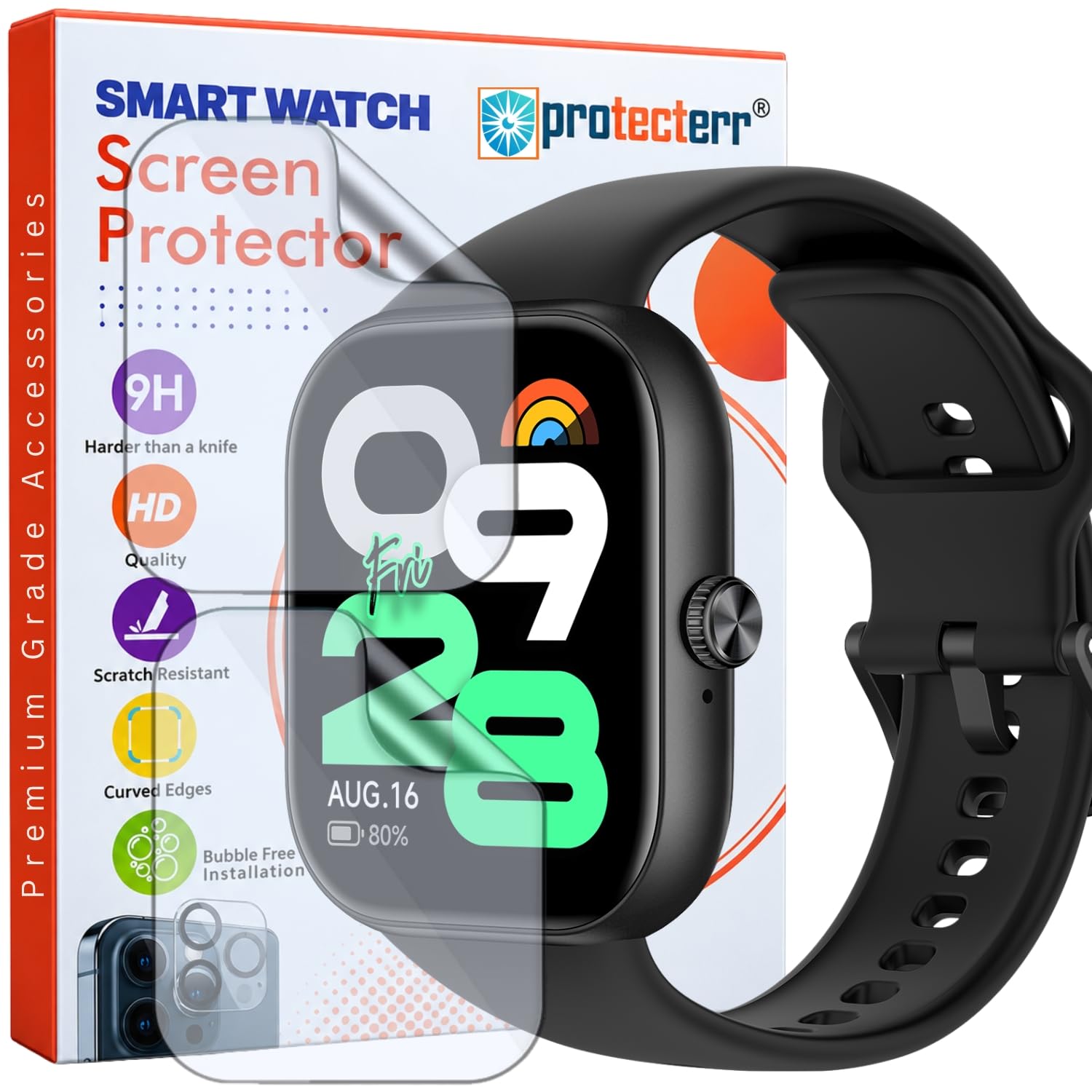 Redmi Watch Move Screen Protector - 2 Pack TPU Film -1