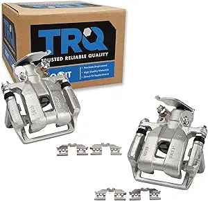 TRQ Rear Driver and Passenger Side Brake Caliper Set for Honda Accord