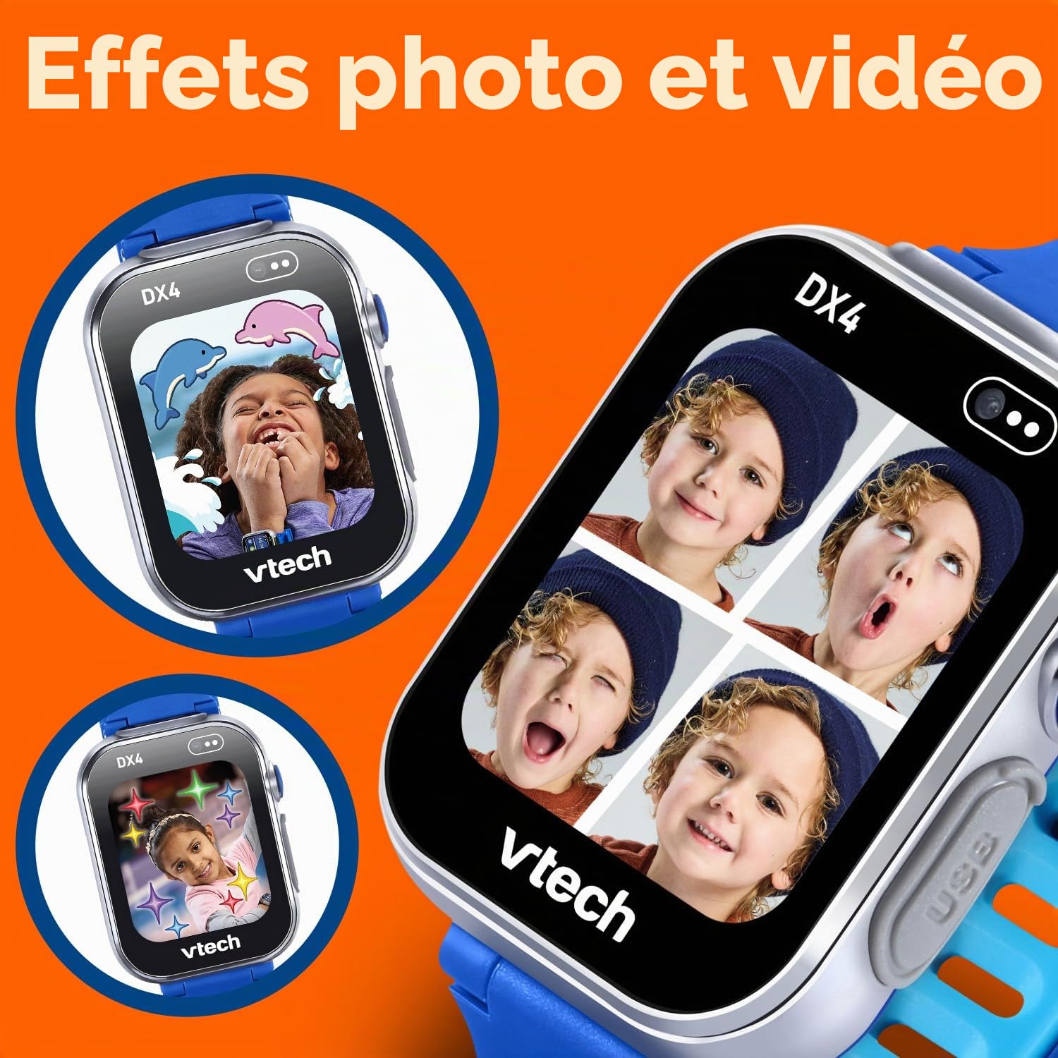 VTech KidiZoom DX4 Smartwatch Bleu