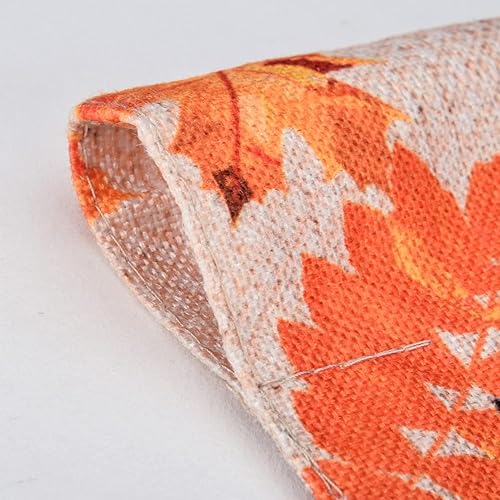 Miniatura 6 de Bandera de jardín con luces LED solares, calabaza, fantasma, calabaza de Halloween, mini patio, 12 x 18 pulgadas, doble cara para jardín, patio,