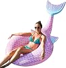 FindUWill Pool Floats Adult - 71 Giant Mermaid Float, Swimming Rings Floaties Toys for Pool Party