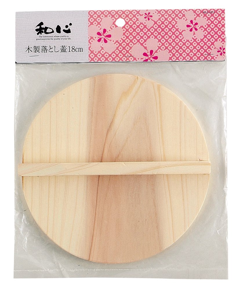 Hinoki Wood Drop Lid – 18cm Otoshibuta