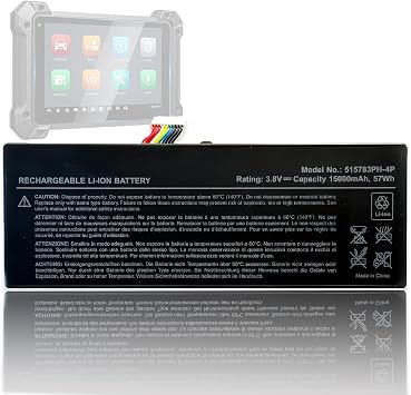 515783PH-4P Replacement Battery for AUTEL MaxiCOM MK908 MK908P IM608 PRO II 15000mAh 3.8V Li-ion Battery