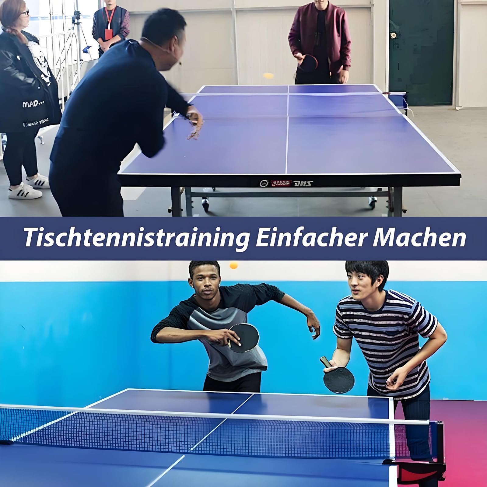 Tischtennis Netz - Ausziehbares Nylon Netz 180cm Für Indoor & Outdoor