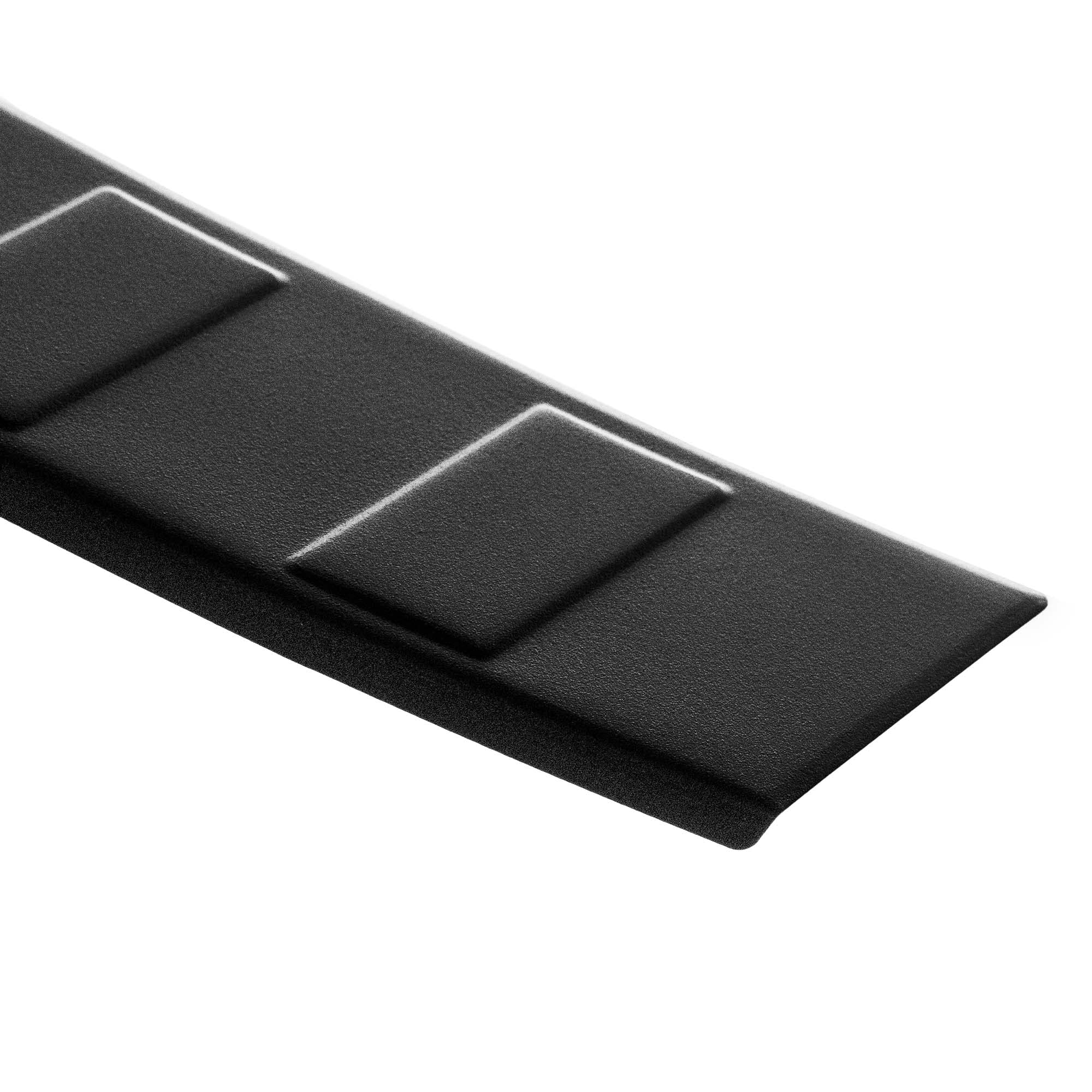Aroba AR1189N-PB Bumperbescherming compatibel met Volkswagen Tiguan vanaf bouwjaar 4.2016> perfecte afkanting roestvrij staal zwart gepoedercoat