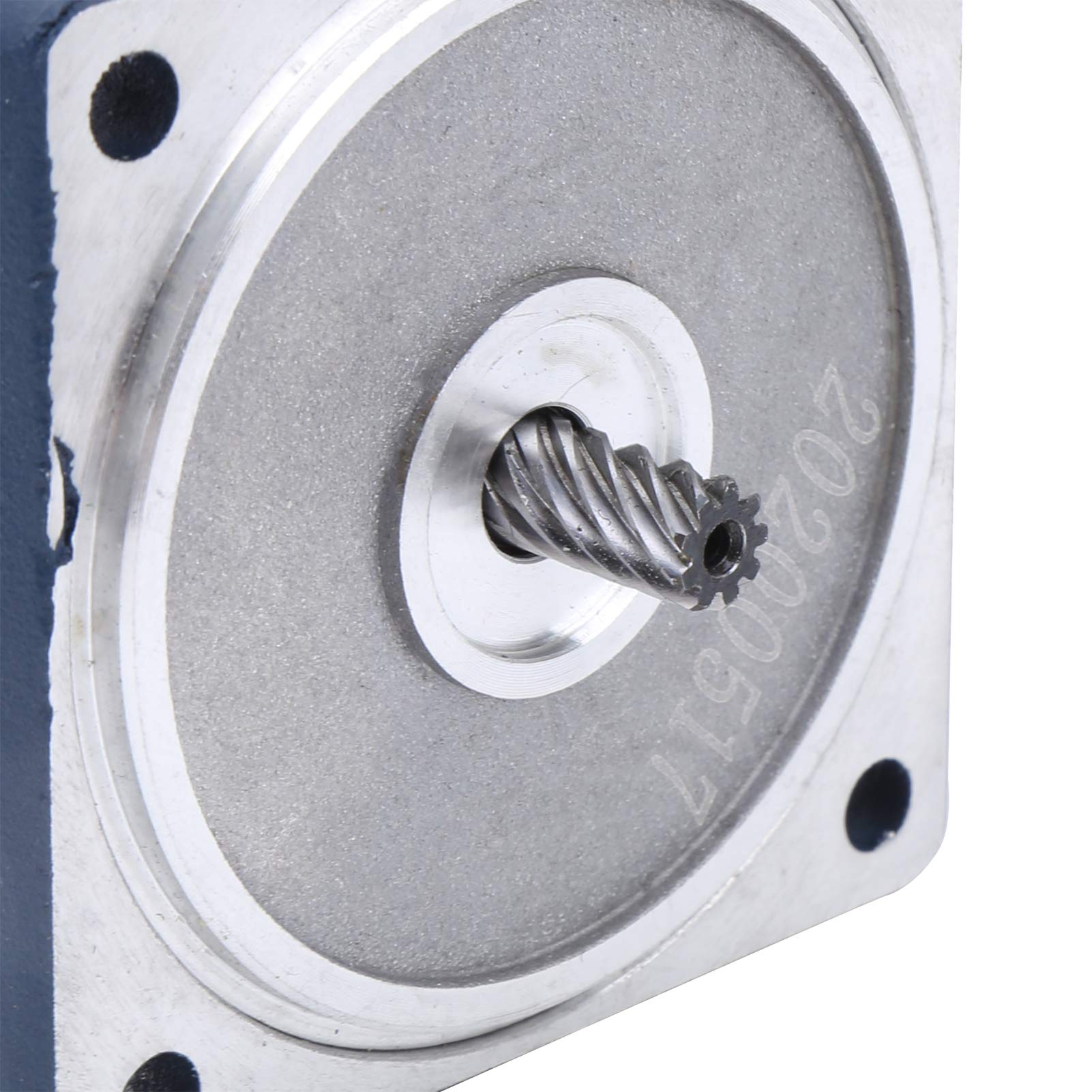 SIXRUN Motoriduttore AC Motore AC220V in Acciaio Inossidabile 6W Velocità Fissa con Regolatore del e Condensatore 1250 1400 RPM per Apparecchiature di Trasporto Macchine Fai da Te Uso in Officina (20)