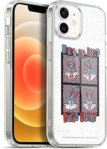 Miniatura 270 de Head Case Designs Funda de gel suave con licencia oficial de Looney Tunes Retro Bugs Bunny compatible con Apple iPhone 11 Pro Max Retro,Blanco y