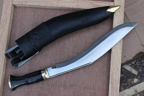Miniatura 3 de 13" Service Kukri - Khukuri de acero de alto carbono, cuchillos forjados a mano, Kukris tradicional de Nepal