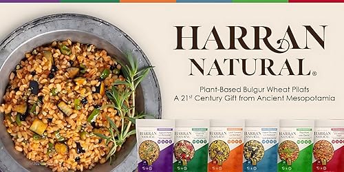 Miniatura 9 de Harran Natural Freekeh Pilaf de grano entero 6.60 oz Harina de proteína a base de plantas en bolsa para microondas, calor y comer, bajo índice de IG