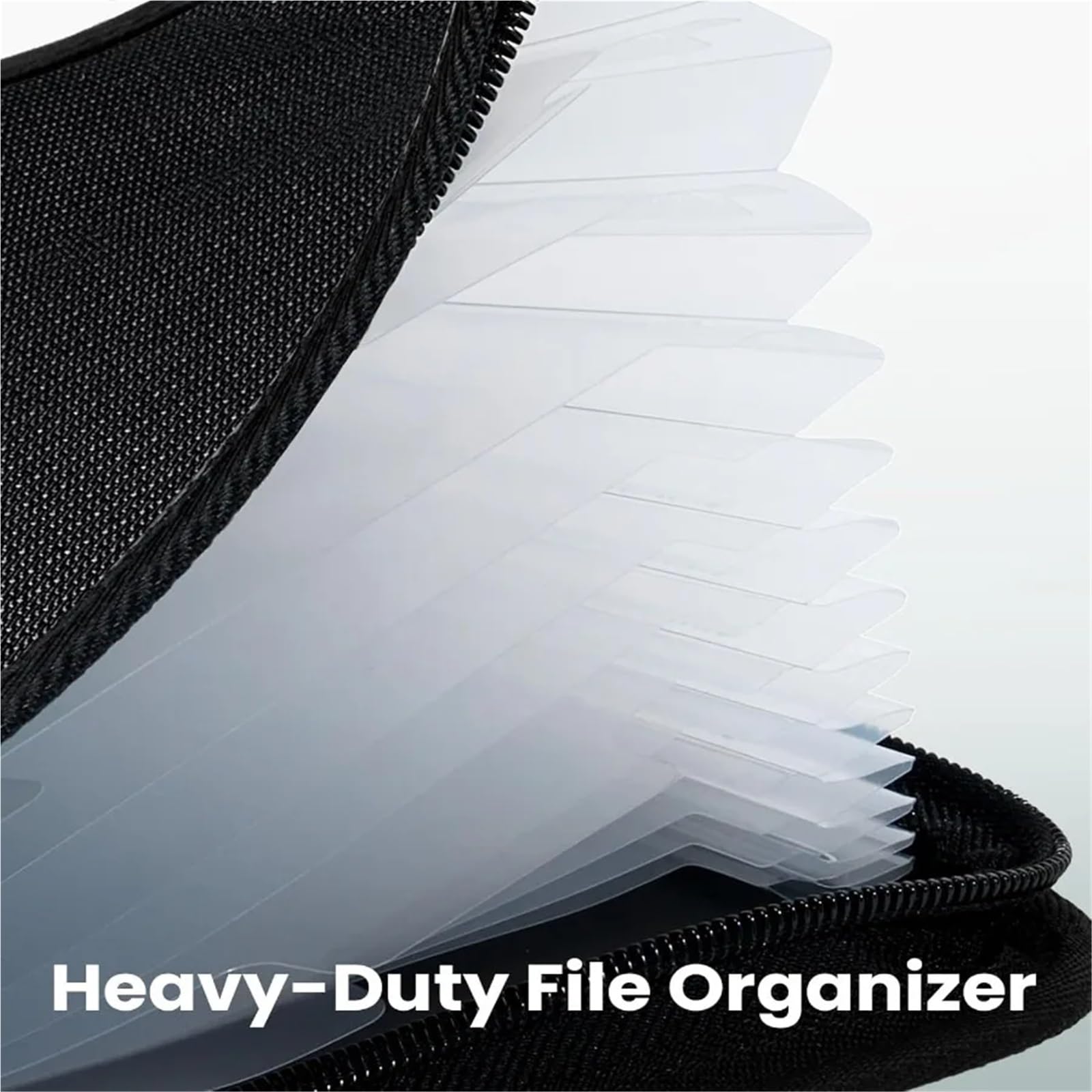 Organizer for file a fisarmonica resistente con maniglia nascosta Cartelle for espandibili portatili a 12 tasche for idee in formato Lettera/A4