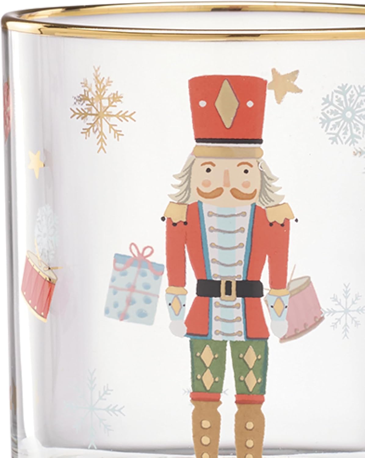 Lenox 898402 Nutcracker Ballet Double Old Fashioned Glasses, Set of 4, Christmas, Cocktail Glass, Holiday Whiskey - Image 4