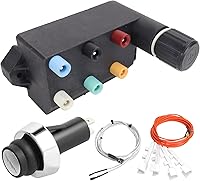 Vista 14 de SafBbcue Encendedor de parrilla 80475 para Weber Q120 Q220 Series Parrillas Interruptor electrónico de 2 salidas Kit de botón de encendido