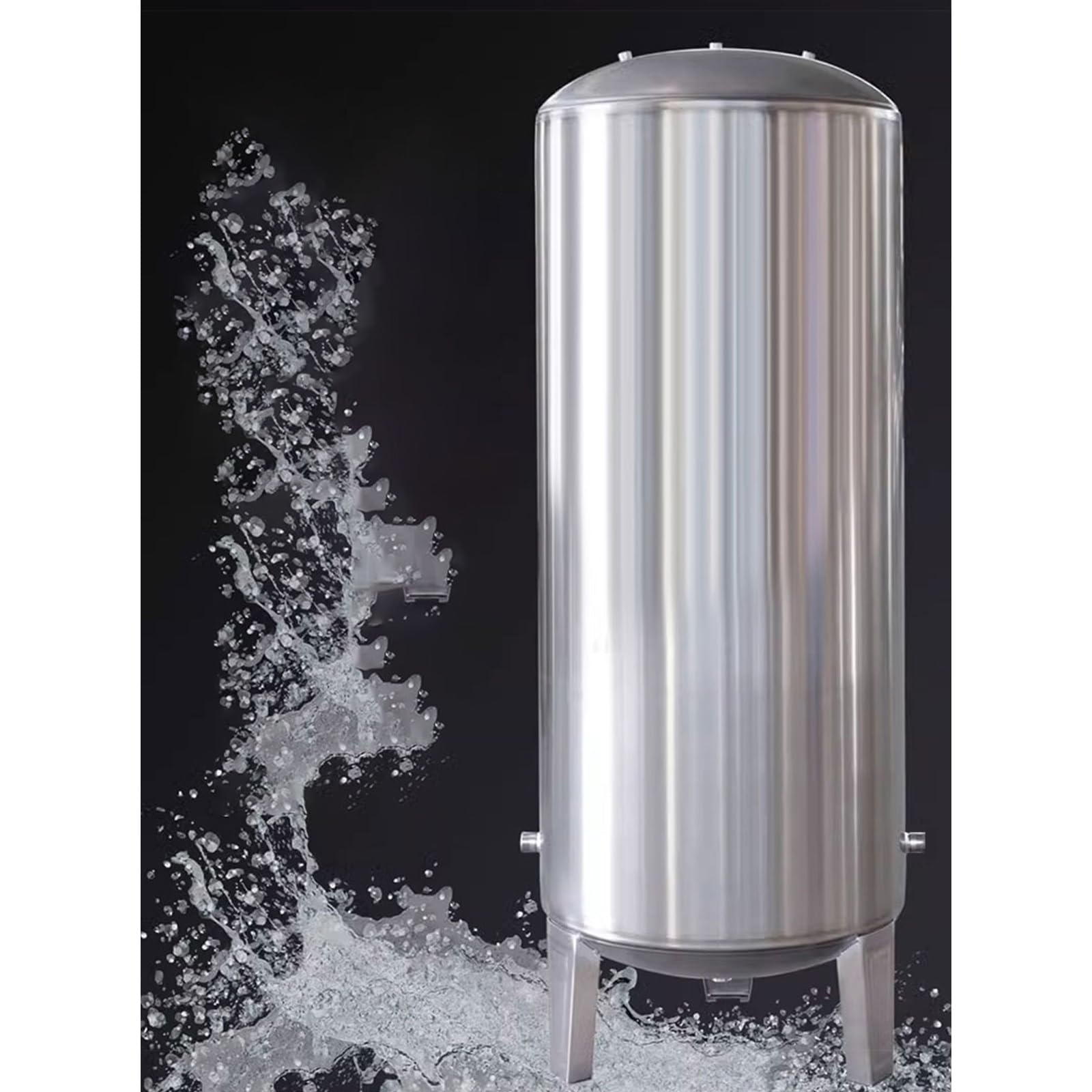 Serbatoio di acqua pressurizzato in acciaio inossidabile 304 per uso agricolo e industriale, approvvigionamento idrico completamente automatico, capacità 200L