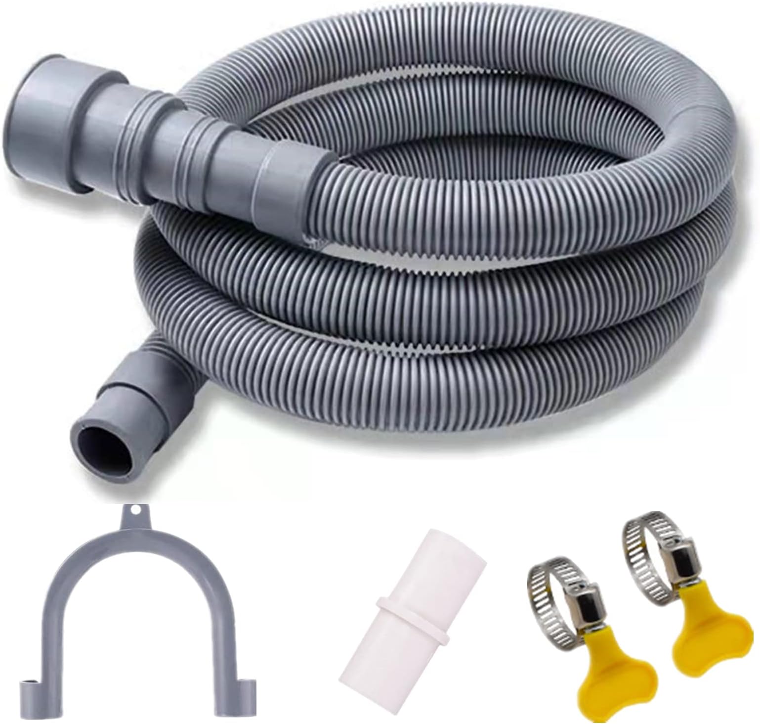 LG 5215ER2002G Genuine OEM Drain Hose Assembly (Grey) for