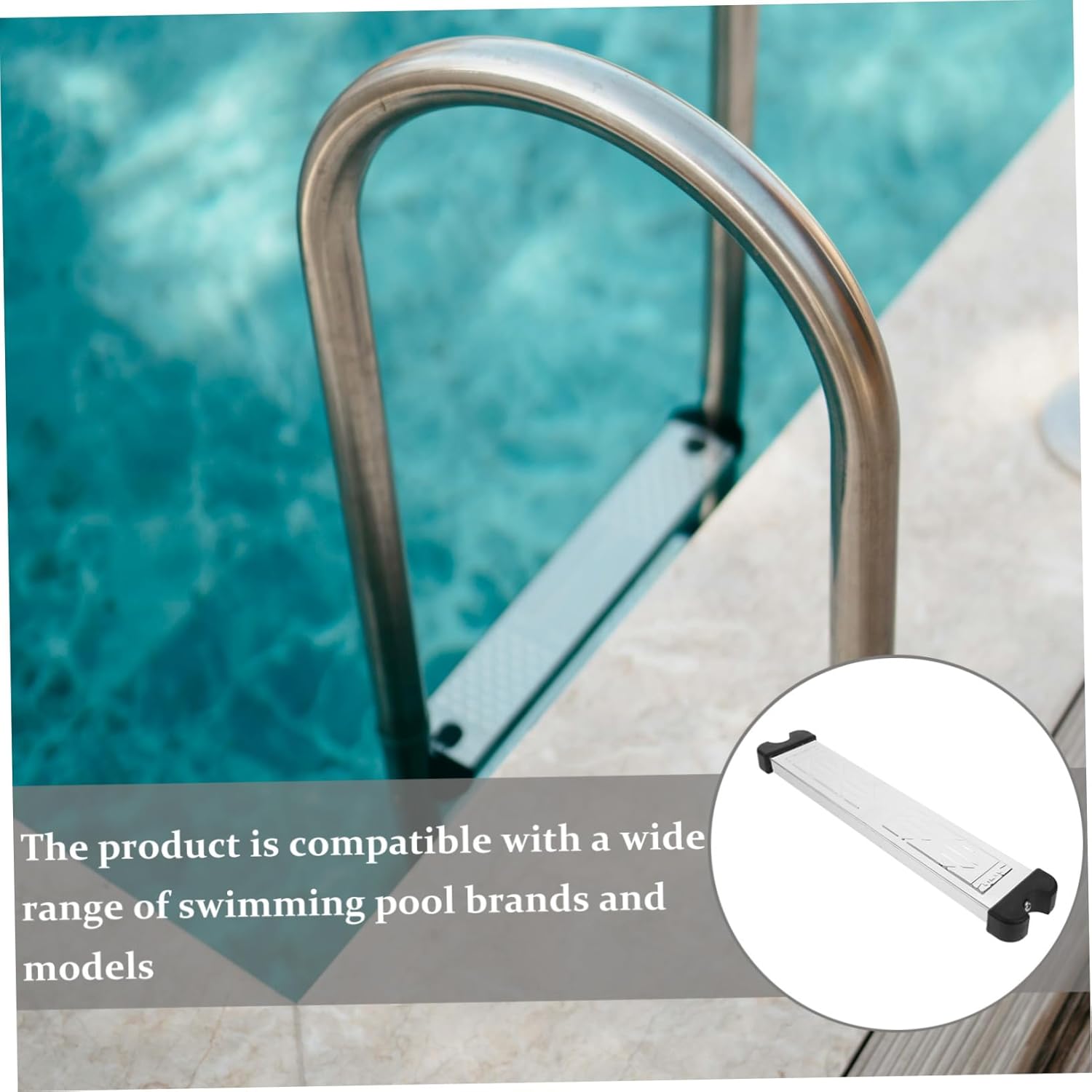 Inground Pool Ladder Step Stainless Steel Handrail Easy Install Pool Ladder Steps