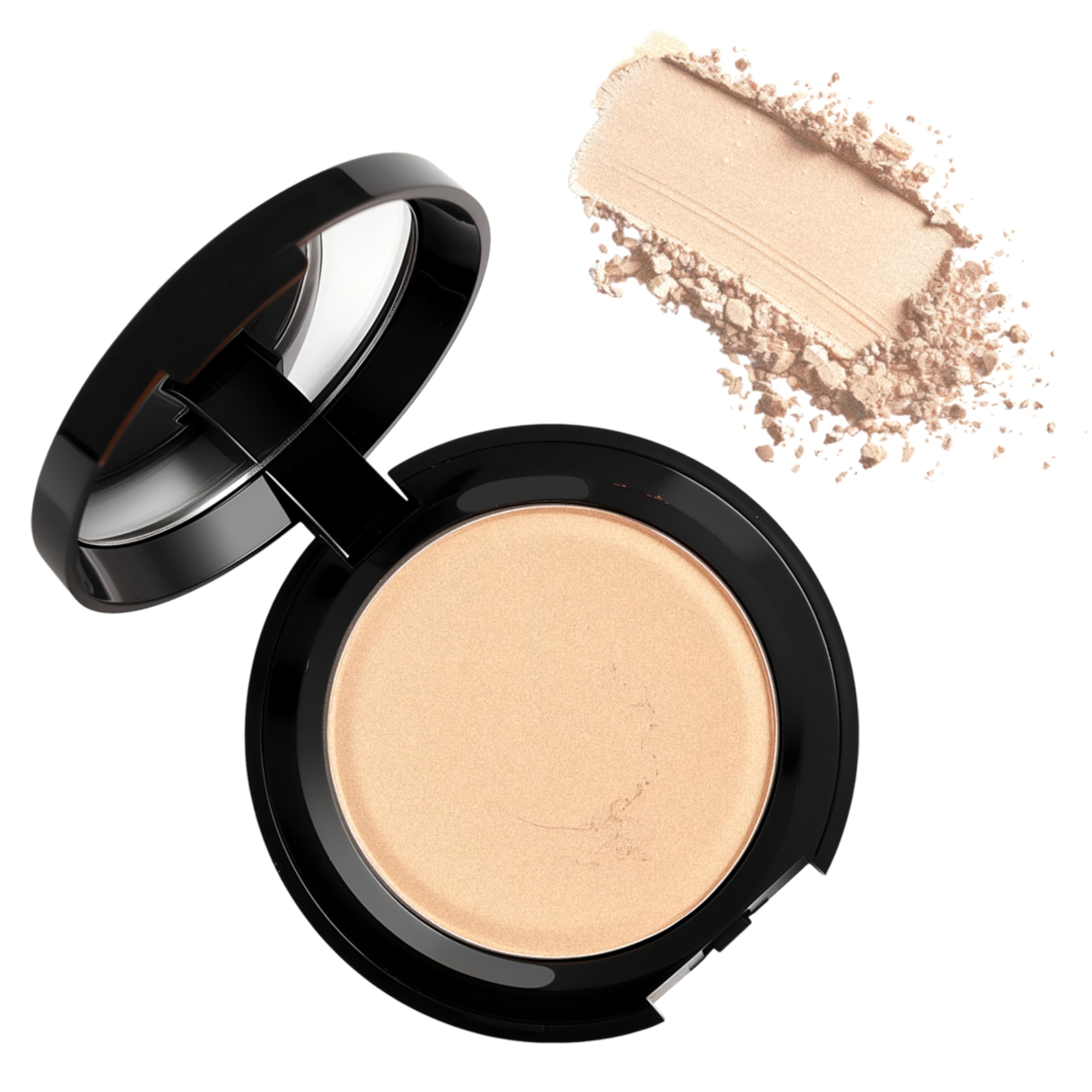 Thats me organic Bio Powder (Non Glossy Ivory) – Mattierend, vegan & ohne Titandioxid – Samtiges Finish mit Mandelöl & Vitamin E – Setting Puder