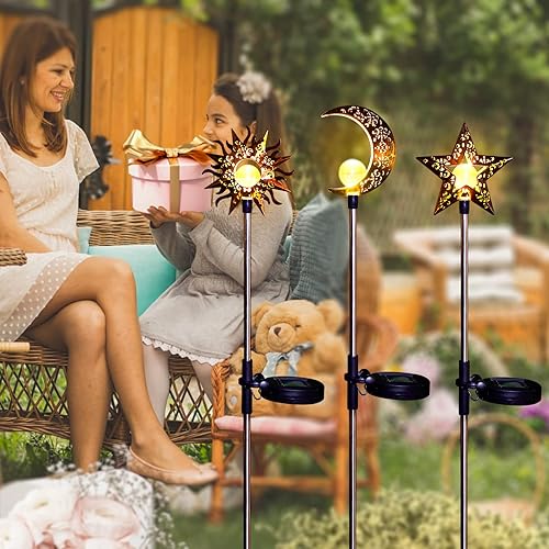 Miniatura 6 de Tryme Luces solares para exteriores, regalos para el día de San Valentín, suministros de jardinería, decoración del hogar, regalos para mujeres y