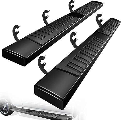 Miniatura 1 de Telpo Estribos de aluminio compatibles con Chevy Silverado 19-23GMC Sierra 1500, 20-23 SilveradoSierra 25003500 Extended CabDouble Cab, escalones